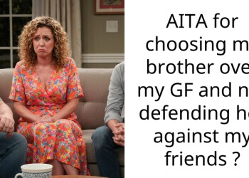 AITA for choosing my brother over my GF and not defending her against my friends ?