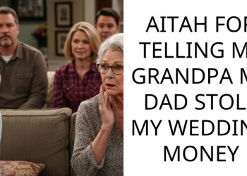 AITAH FOR TELLING MY GRANDPA MY DAD STOLE MY WEDDING MONEY