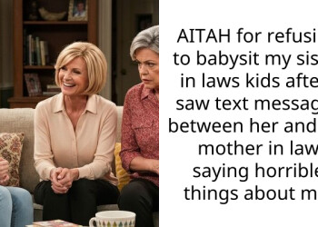 AITAH for refusing to babysit my sister in laws kids after i saw text messages between her and my mother in law saying horrible things about me.