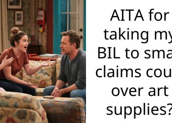 AITA for taking my BIL to small claims court over art supplies?