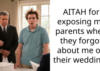AITAH for exposing my parents when they forgot about me on their wedding?
