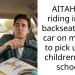 AITAH for riding in the backseat of my car on my way to pick up my children from school?