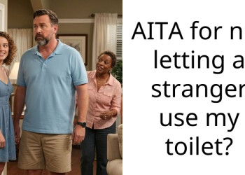 AITA for not letting a stranger use my toilet?