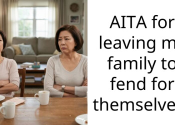 AITA for leaving my family to fend for themselves?