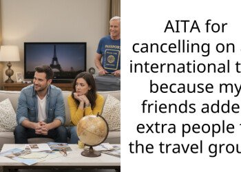 AITA for cancelling on an international trip because my friends added extra people to the travel group?