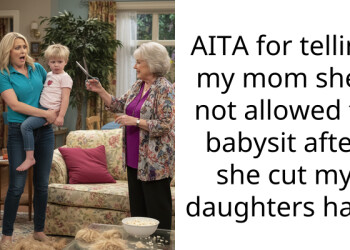 AITA for telling my mom shes not allowed to babysit after she cut my daughters hair?