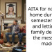 AITA for not going home during our semester break and letting my family deal with the mess they made?