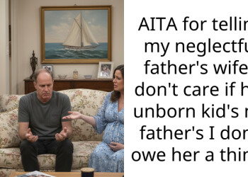 AITA for telling my neglectful father’s wife I don’t care if her unborn kid’s my father’s I don’t owe her a thing?
