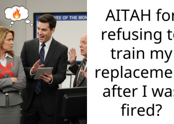 AITAH for refusing to train my replacement after I was fired?