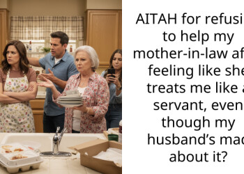 AITAH for refusing to help my mother-in-law after feeling like she treats me like a servant, even though my husband’s mad about it?
