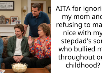 AITA for ignoring my mom and refusing to make nice with my stepdad’s son who bullied me throughout our childhood?