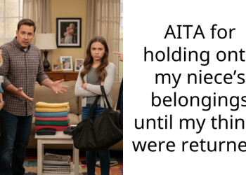 AITA for holding onto my niece’s belongings until my things were returned?