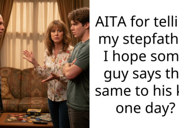 AITA for telling my stepfather I hope some guy says the same to his kid one day?