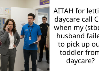 AITAH for letting daycare call CPS when my (stbex) husband failed to pick up our toddler from daycare?