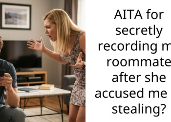 AITA for secretly recording my roommate after she accused me of stealing?