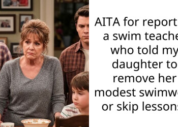 AITA for reporting a swim teacher who told my daughter to remove her modest swimwear or skip lessons?