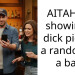 AITAH for showing a d**k pick to a random at a bar?