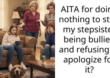 AITA for doing nothing to stop my stepsister being bullied and refusing to apologize for it?