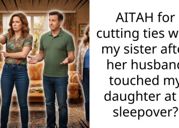 AITAH for cutting ties with my sister after her husband touched my daughter at a sleepover?
