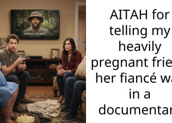 AITAH for telling my heavily pregnant friend her fiancé was in a documentary
