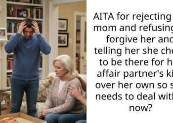 AITA for rejecting my mom and refusing to forgive her and telling her she chose to be there for her affair partner’s kids over her own so she needs to deal with it now?
