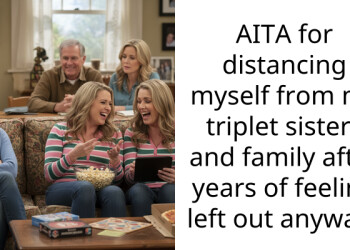 AITA for distancing myself from my triplet sisters and family after years of feeling left out anyway?