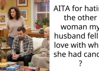 AITA for hating the other woman my husband fell in love with while she had cancer ?