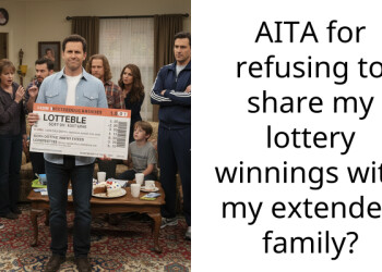 AITA for refusing to share my lottery winnings with my extended family?