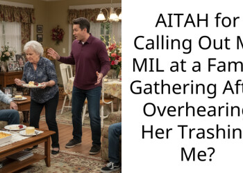 AITAH for Calling Out My MIL at a Family Gathering After Overhearing Her Trashing Me?