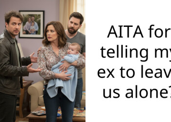AITA for telling my ex to leave us alone?
