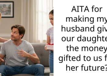 AITA for making my husband give our daughter the money gifted to us for her future?