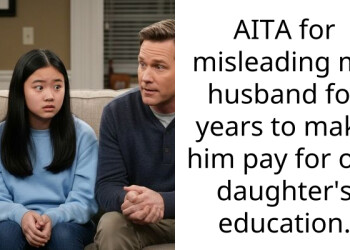 AITA for misleading my husband for years to make him pay for our daughter’s education.