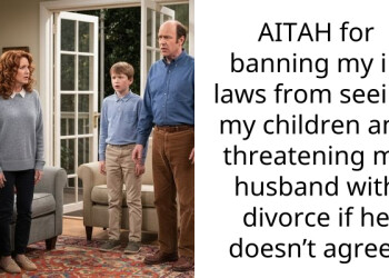 AITAH for banning my in laws from seeing my children and threatening my husband with divorce if he doesn’t agree?
