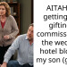 AITAH for getting and gifting a commission for the wedding hotel block to my son (groom)