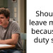 Should I leave my GF because of duty s*x?