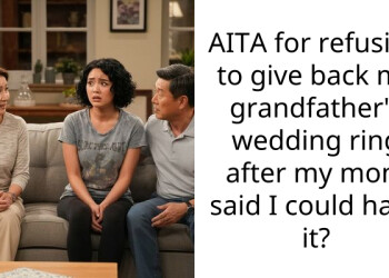 AITA for refusing to give back my grandfather’s wedding ring after my mom said I could have it?