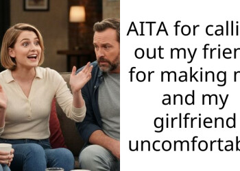 AITA for calling out my friend for making me and my girlfriend uncomfortable