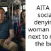 AITA for socially denying a woman a seat next to me on the bus?
