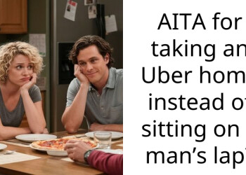 AITA for taking an Uber home instead of sitting on a man’s lap?