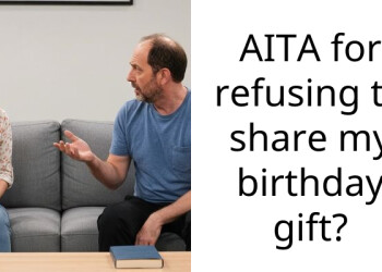 AITA for refusing to share my birthday gift?