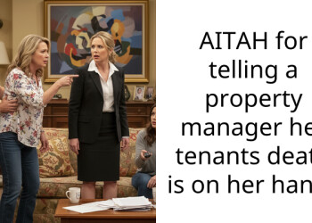 AITAH for telling a property manager her tenants death is on her hands