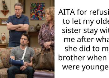 AITA for refusing to let my older sister stay with me after what she did to my brother when we were younger?