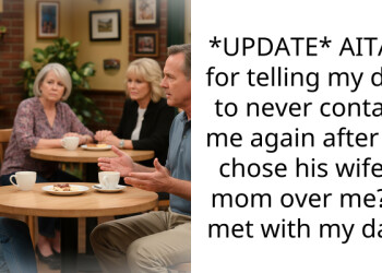 *UPDATE* AITAH for telling my dad to never contact me again after he chose his wife’s mom over me? (I met with my dad)