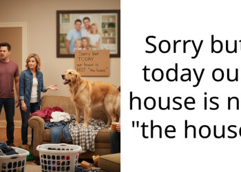 Sorry but today our house is not “the house”