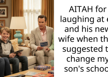 AITAH for laughing at ex and his new wife when they suggested to change my son’s school
