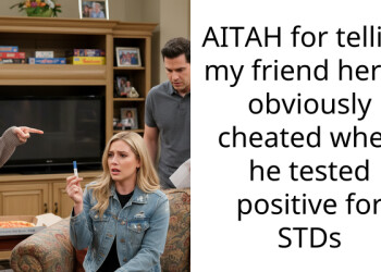 AITAH for telling my friend her bf obviously cheated when he tested positive for STDs