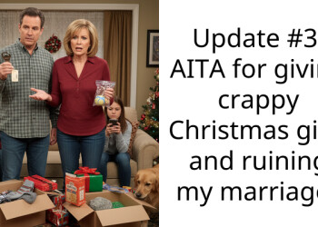 Update #3: AITA for giving c**ppy Christmas gifts and ruining my marriage?