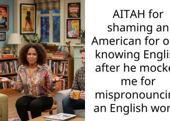 AITAH for shaming an American for only knowing English after he mocked me for mispronouncing an English word?