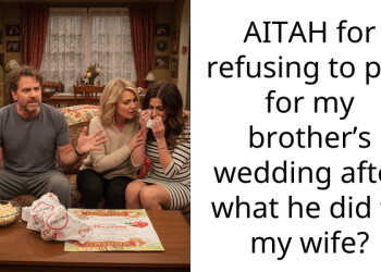 Brother insulted my wife so I pulled his wedding funding and now my family is furious