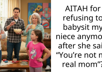 AITAH for refusing to babysit my niece anymore after she said “You’re not my real mom”?